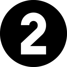 Circle Number 2 Icon Svg Vector, Free Vectors File